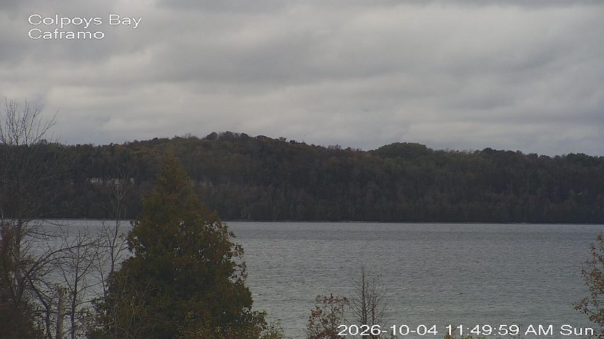 Live camera feed from Caframo in Georgian Bluffs, Ontario, Canada
