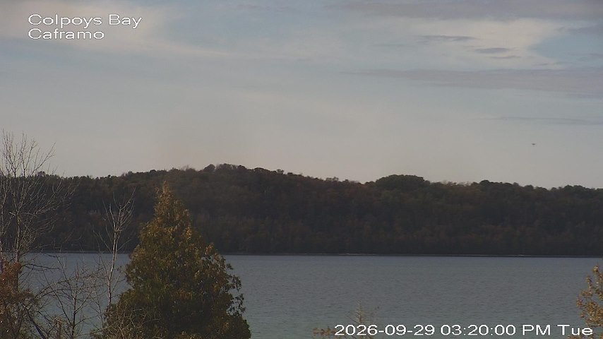 Live camera feed from Caframo in Georgian Bluffs, Ontario, Canada