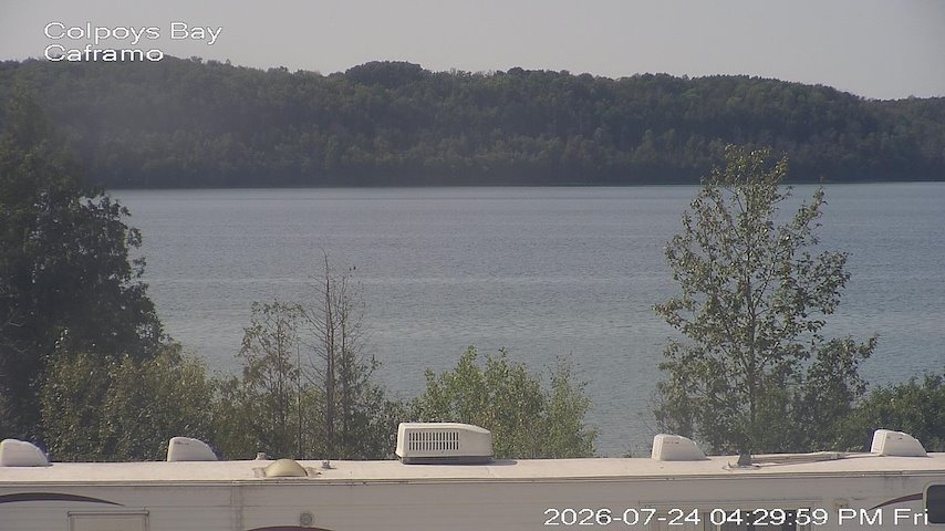 Live camera feed from Caframo in Georgian Bluffs, Ontario, Canada