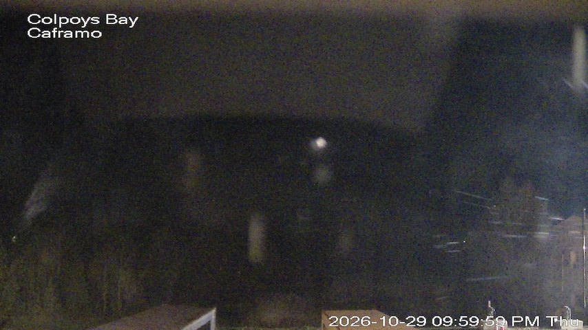 Live camera feed from Caframo in Georgian Bluffs, Ontario, Canada