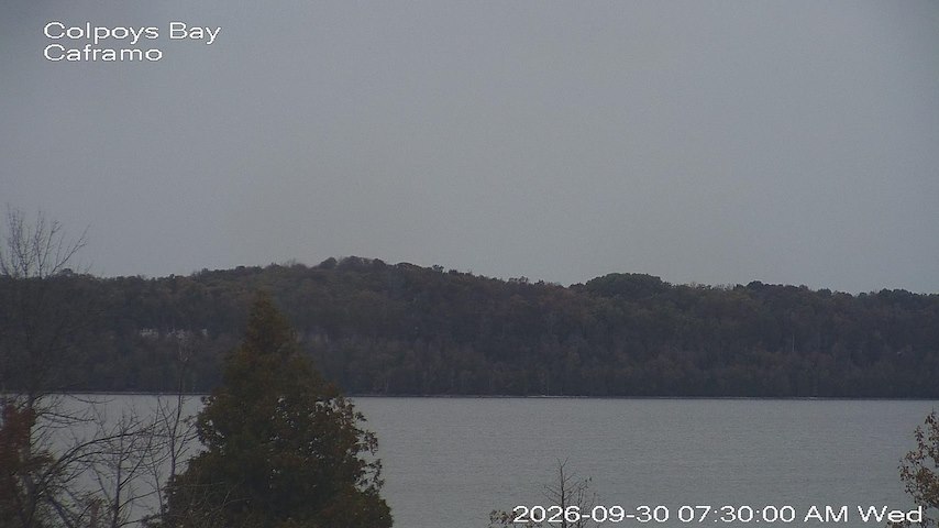 Live camera feed from Caframo in Georgian Bluffs, Ontario, Canada