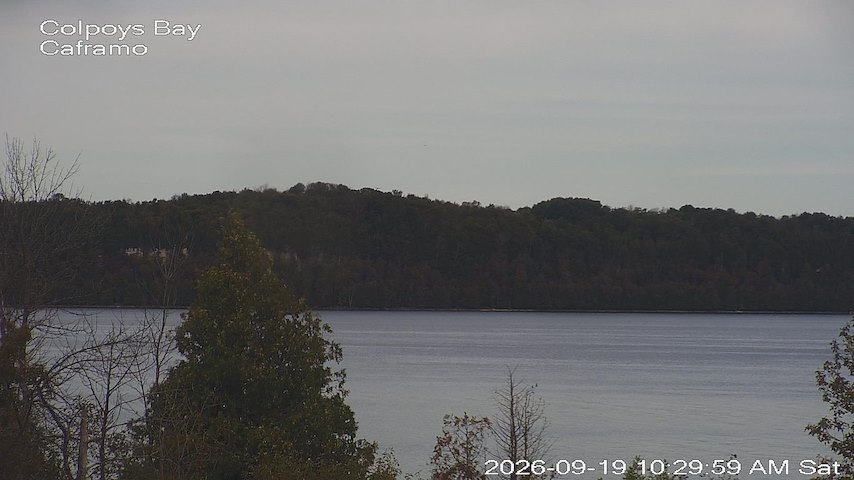 Live camera feed from Caframo in Georgian Bluffs, Ontario, Canada