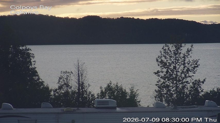 Live camera feed from Caframo in Georgian Bluffs, Ontario, Canada