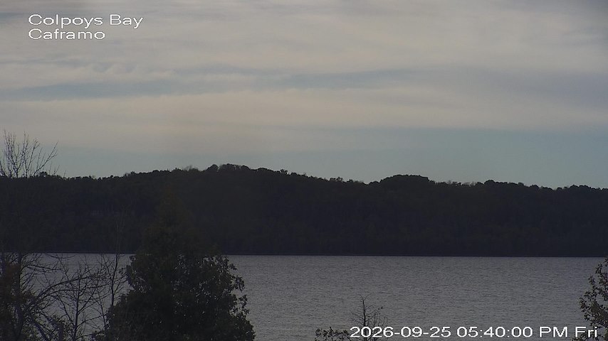 Live camera feed from Caframo in Georgian Bluffs, Ontario, Canada