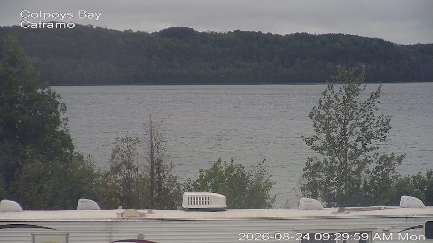 Live camera feed from Caframo in Georgian Bluffs, Ontario, Canada