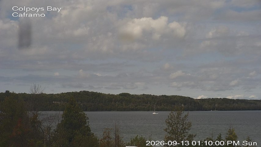 Live camera feed from Caframo in Georgian Bluffs, Ontario, Canada