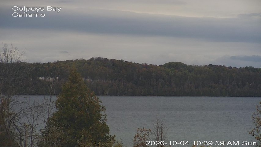 Live camera feed from Caframo in Georgian Bluffs, Ontario, Canada