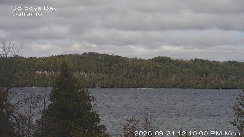 Live camera feed from Caframo in Georgian Bluffs, Ontario, Canada