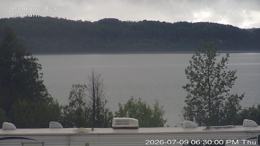 Live camera feed from Caframo in Georgian Bluffs, Ontario, Canada