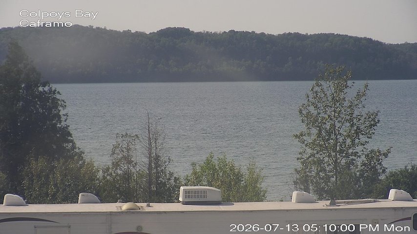Live camera feed from Caframo in Georgian Bluffs, Ontario, Canada