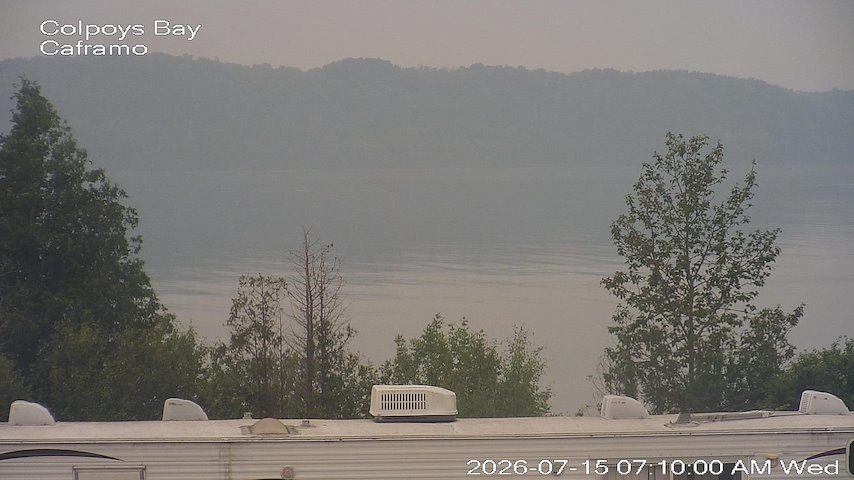 Live camera feed from Caframo in Georgian Bluffs, Ontario, Canada
