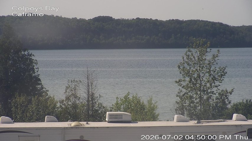 Live camera feed from Caframo in Georgian Bluffs, Ontario, Canada