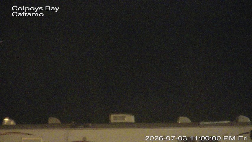 Live camera feed from Caframo in Georgian Bluffs, Ontario, Canada