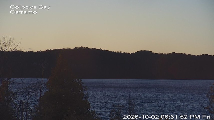 Live camera feed from Caframo in Georgian Bluffs, Ontario, Canada