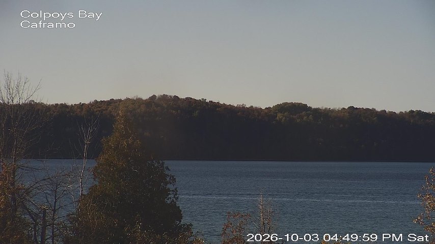Live camera feed from Caframo in Georgian Bluffs, Ontario, Canada
