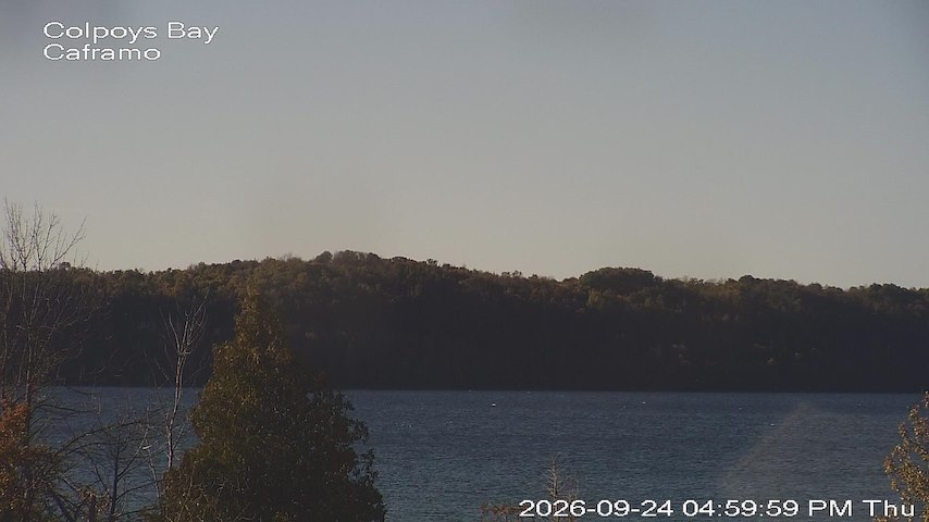 Live camera feed from Caframo in Georgian Bluffs, Ontario, Canada