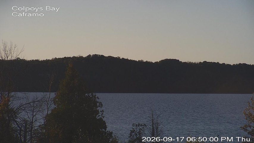 Live camera feed from Caframo in Georgian Bluffs, Ontario, Canada
