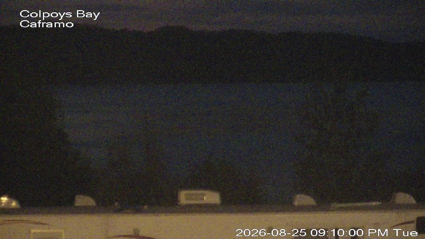 Live camera feed from Caframo in Georgian Bluffs, Ontario, Canada