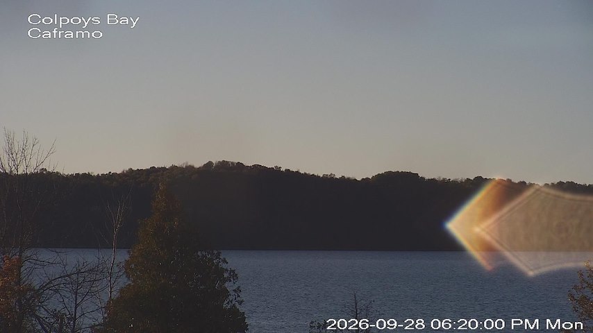 Live camera feed from Caframo in Georgian Bluffs, Ontario, Canada