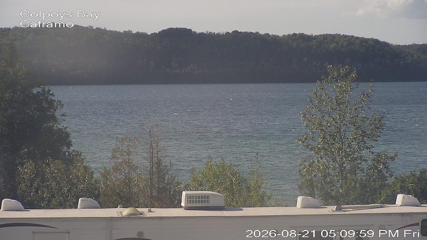Live camera feed from Caframo in Georgian Bluffs, Ontario, Canada