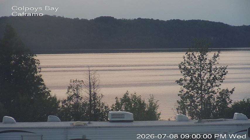 Live camera feed from Caframo in Georgian Bluffs, Ontario, Canada