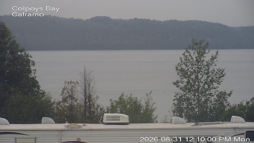 Live camera feed from Caframo in Georgian Bluffs, Ontario, Canada