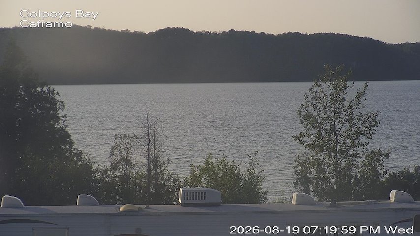 Live camera feed from Caframo in Georgian Bluffs, Ontario, Canada