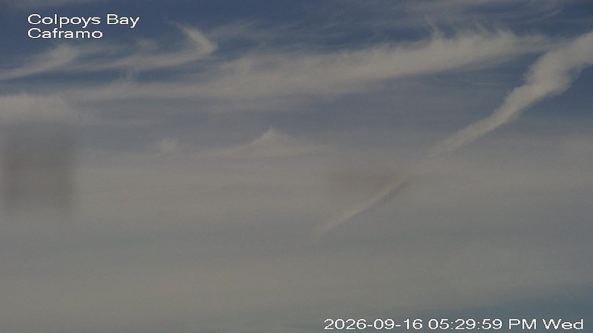 Live camera feed from Caframo in Georgian Bluffs, Ontario, Canada