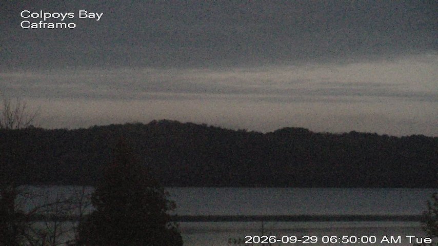 Live camera feed from Caframo in Georgian Bluffs, Ontario, Canada