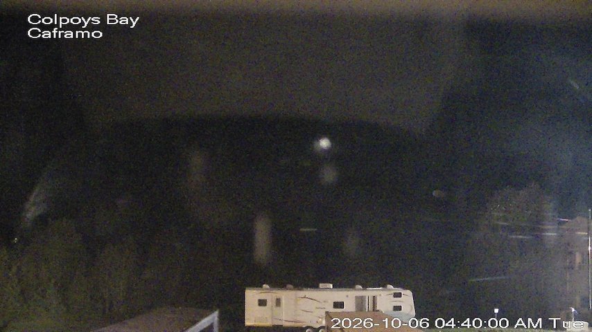Live camera feed from Caframo in Georgian Bluffs, Ontario, Canada