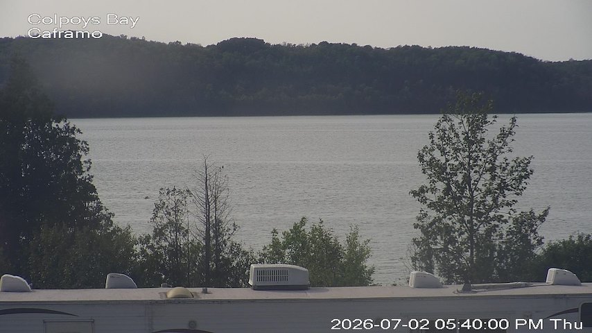 Live camera feed from Caframo in Georgian Bluffs, Ontario, Canada