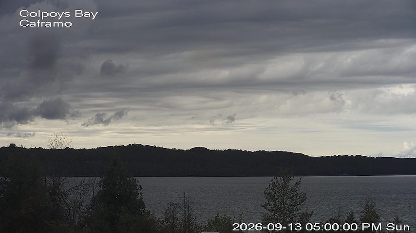 Live camera feed from Caframo in Georgian Bluffs, Ontario, Canada