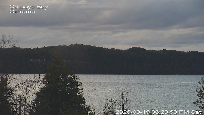Live camera feed from Caframo in Georgian Bluffs, Ontario, Canada