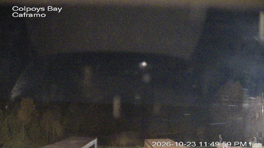Live camera feed from Caframo in Georgian Bluffs, Ontario, Canada