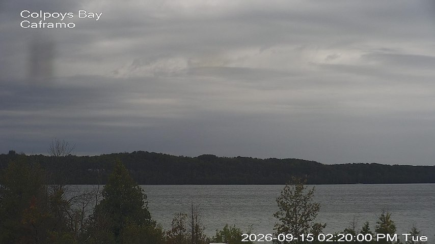 Live camera feed from Caframo in Georgian Bluffs, Ontario, Canada