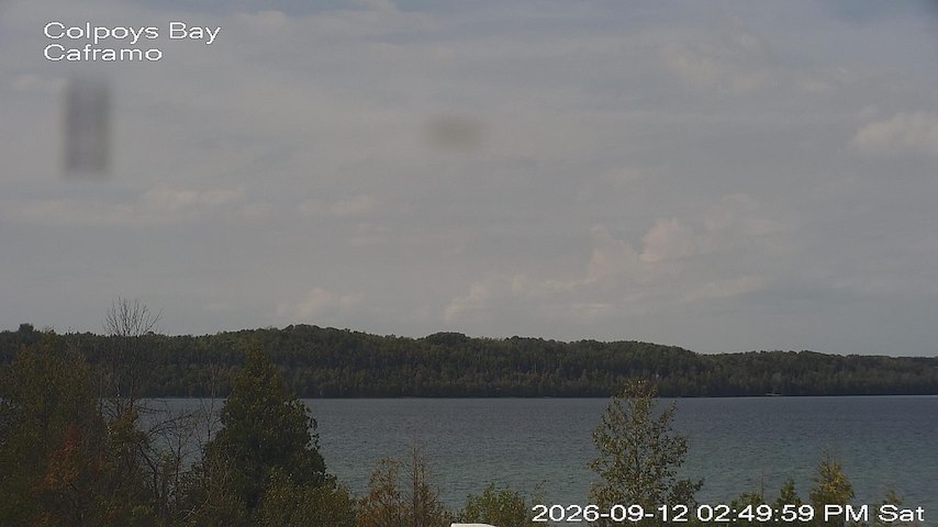Live camera feed from Caframo in Georgian Bluffs, Ontario, Canada