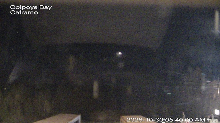 Live camera feed from Caframo in Georgian Bluffs, Ontario, Canada