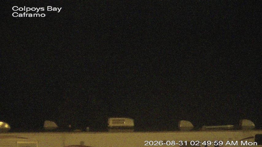 Live camera feed from Caframo in Georgian Bluffs, Ontario, Canada
