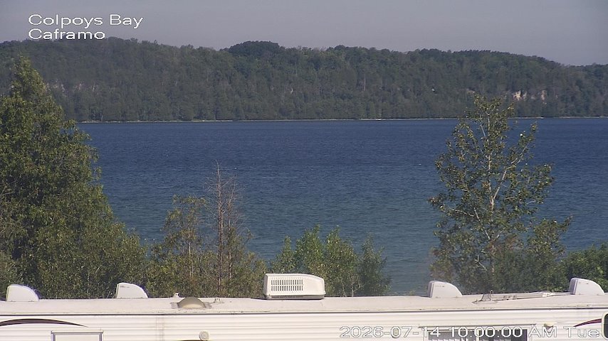 Live camera feed from Caframo in Georgian Bluffs, Ontario, Canada