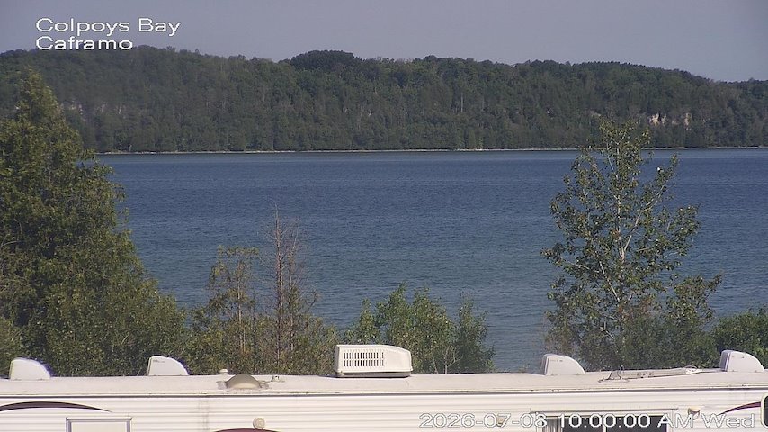 Živý kamerový kanál z Caframo v Georgian Bluffs, Ontario, Canada