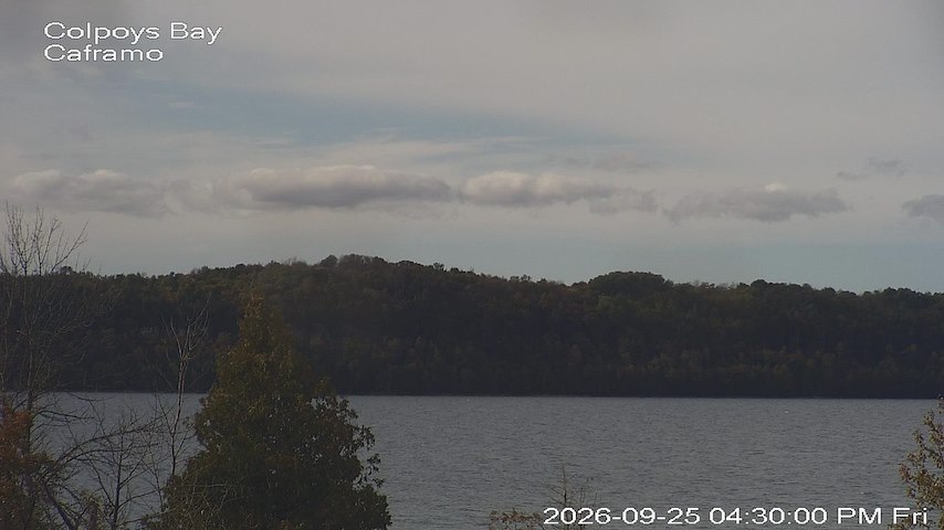 Live camera feed from Caframo in Georgian Bluffs, Ontario, Canada