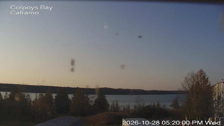 Live camera feed from Caframo in Georgian Bluffs, Ontario, Canada