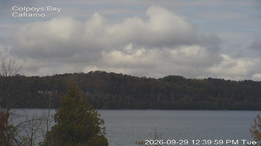 Live camera feed from Caframo in Georgian Bluffs, Ontario, Canada