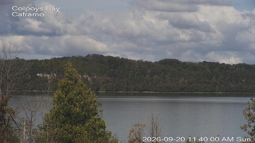 Live camera feed from Caframo in Georgian Bluffs, Ontario, Canada
