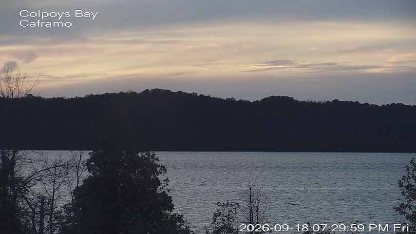 Flux de caméra en direct depuis Caframo à Georgian Bluffs, Ontario, Canada