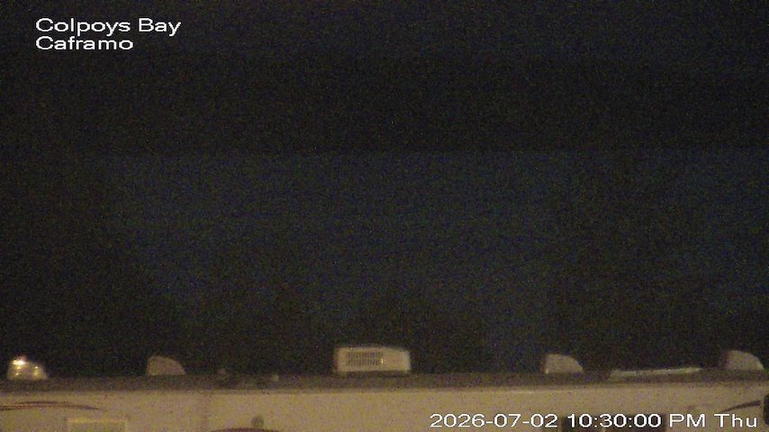 Live camera feed from Caframo in Georgian Bluffs, Ontario, Canada