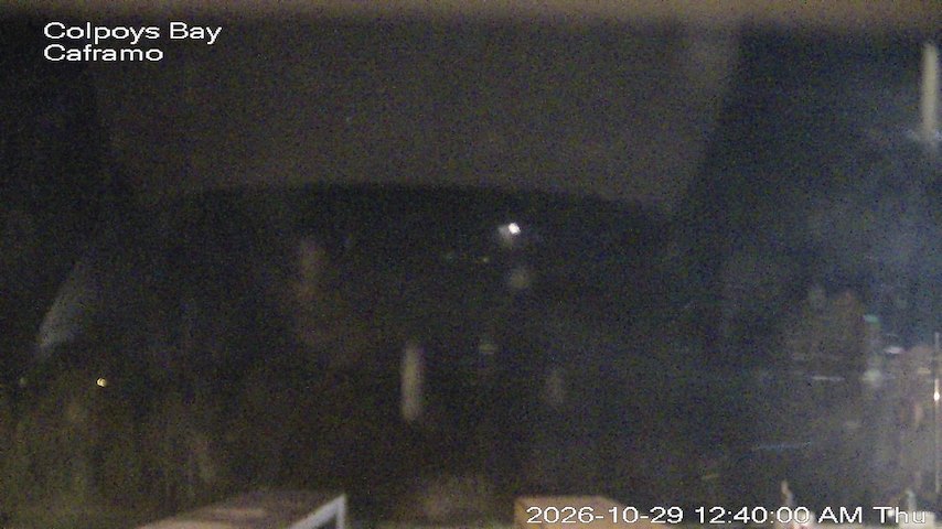 Live camera feed from Caframo in Georgian Bluffs, Ontario, Canada