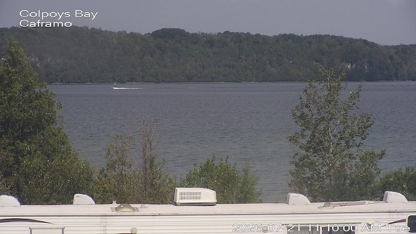 Live camera feed from Caframo in Georgian Bluffs, Ontario, Canada