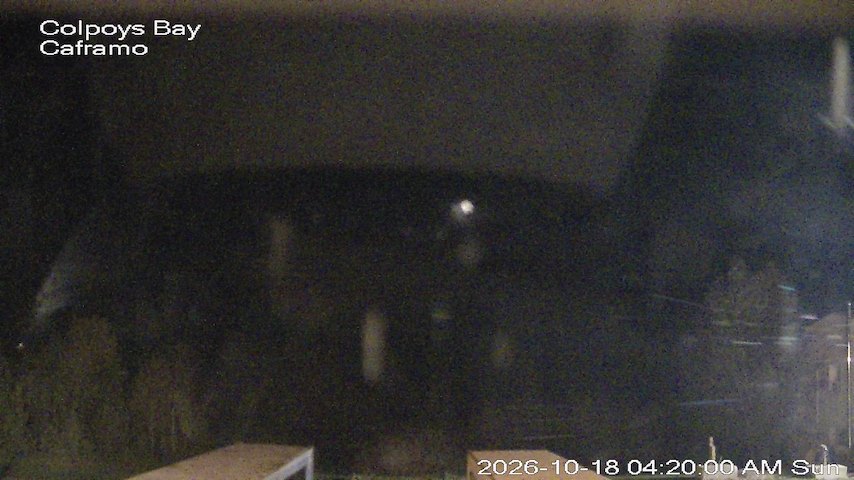 Live camera feed from Caframo in Georgian Bluffs, Ontario, Canada