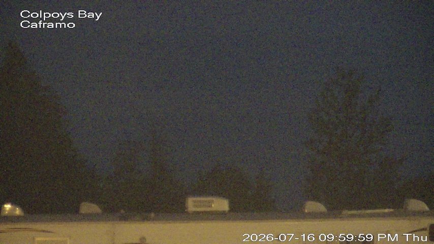 Live camera feed from Caframo in Georgian Bluffs, Ontario, Canada
